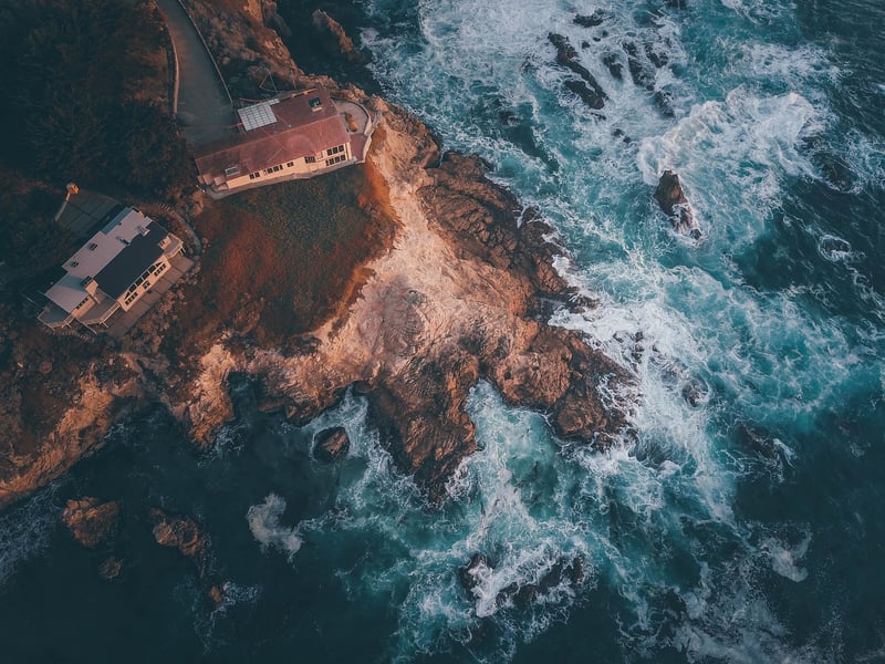 Yoga on a Cliff